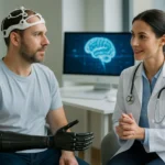 "Brain-computer interface connected to bionic limb helping restore mobility in patient"